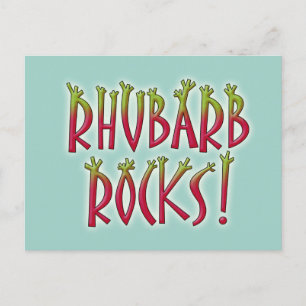 Carte Postale Rhubarb Rocks