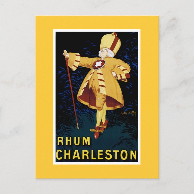 Carte Postale Rhum Charleston (Devant)