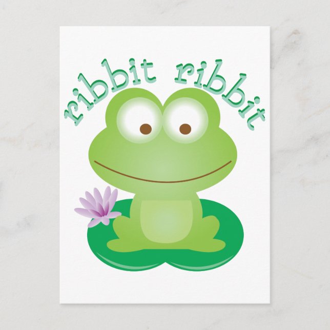 Carte Postale Ribbit (Devant)