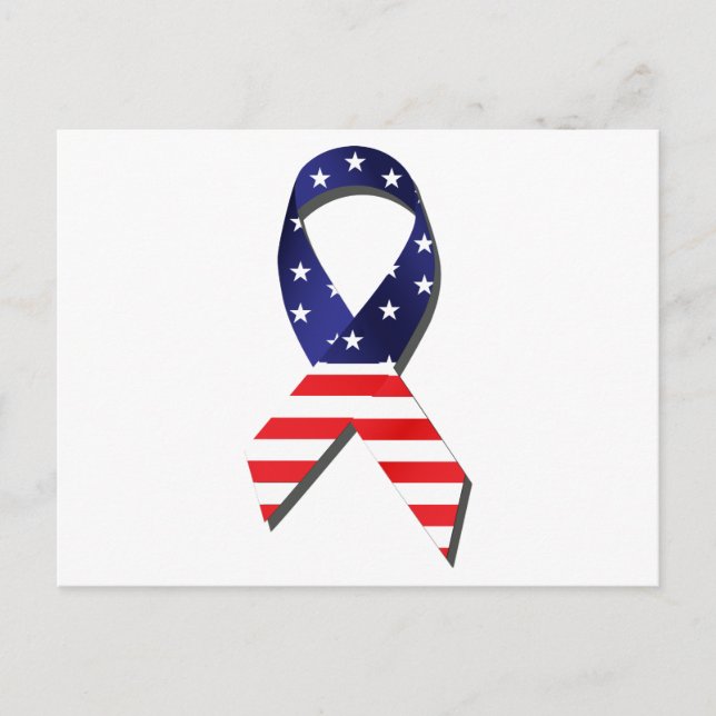 Carte Postale Ribbon USA (Devant)