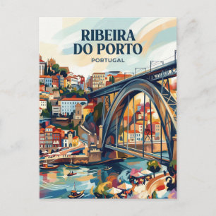 Carte Postale Ribeira de Porto Portugal