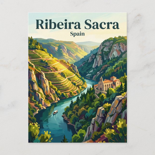 Carte Postale Ribeira Sacra Espagne (Devant)