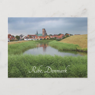 Carte Postale Riberhus et Ribe, Jutland, Danemark
