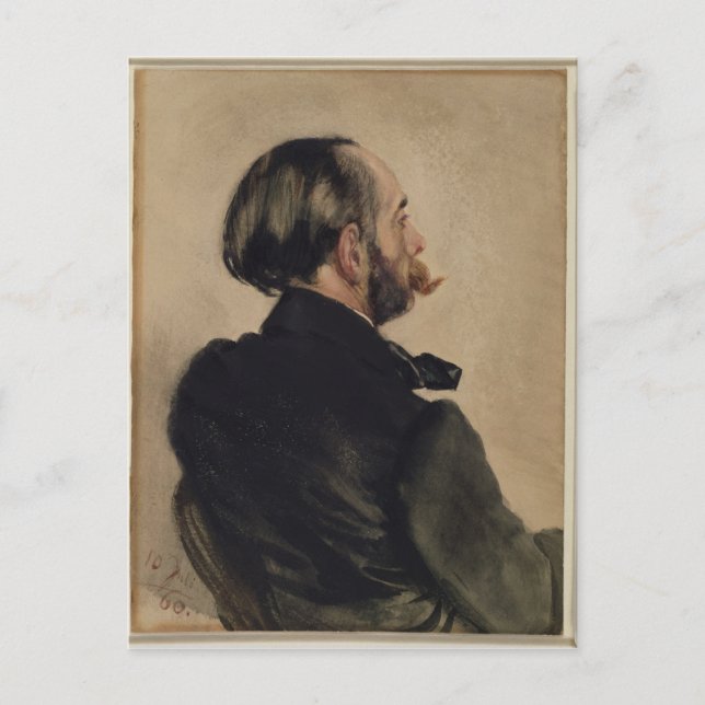 Carte Postale Richard, frère de l'artiste, 1860 (Devant)