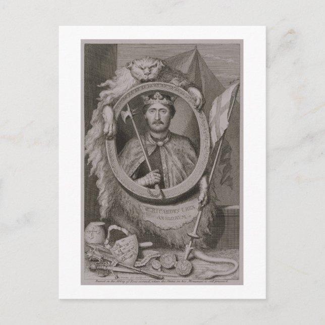 Carte Postale Richard I'Coeur de Lion (1157-99) Roi d'Angleterre (Devant)