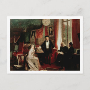 Carte Postale Richard Wagner, Franz Liszt et Liszt