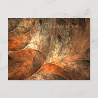 Carte Postale Riches d'automne art fractal