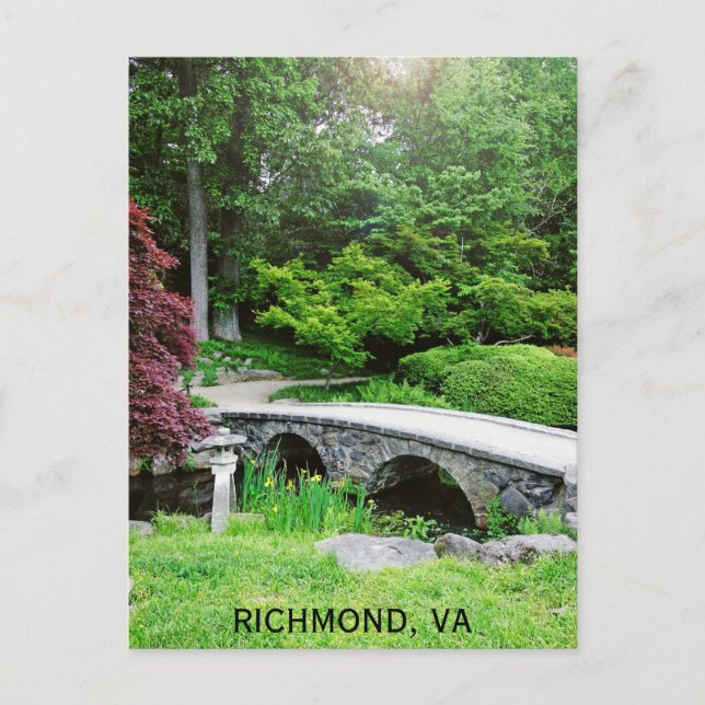 Carte Postale Richmond Virginia Maymont Park Photo de voyage (Devant)