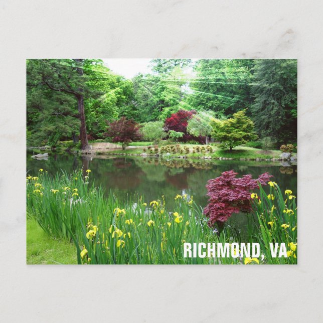 Carte Postale Richmond Virginia Maymont Park Photo de voyage (Devant)