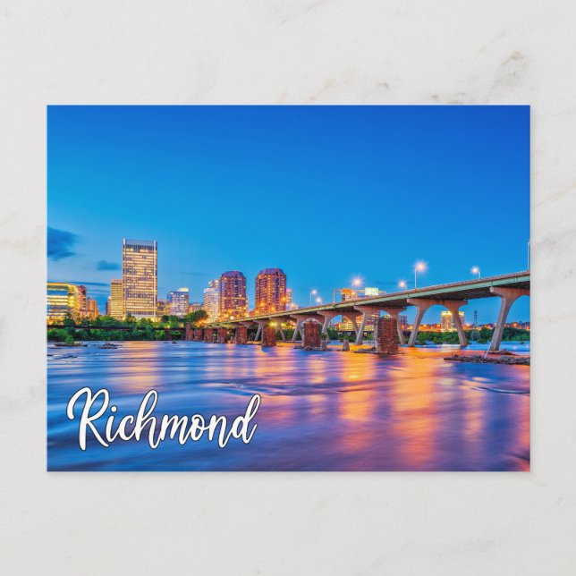 Carte Postale Richmond, Virginie, États-Unis (Devant)