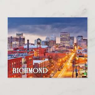 Carte Postale Richmond, Virginie, États-Unis