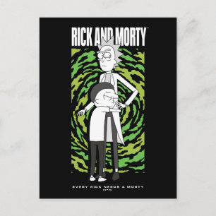 Carte Postale RICK ET MORTY™   Morty Hugging Rick