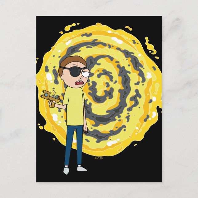 Carte Postale RICK ET MORTY™ | Portail de Evil Morty (Devant)