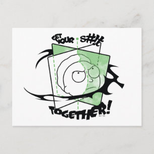 Carte Postale RICK ET MORTY™   Prenez votre S# ! t Together !