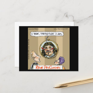Carte Postale Rick London Cartoons Funny Descartes