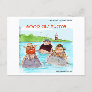 Carte Postale Rick London Good Ol' Buoys Bande dessinée drôle 