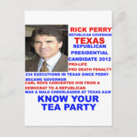 Rick Perry, gouverneur du Tea Party au Texas