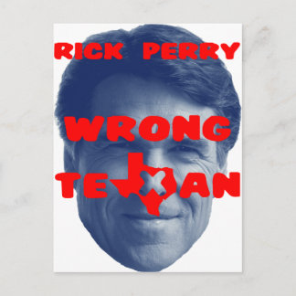 Carte Postale Rick Perry - Mauvais Texan