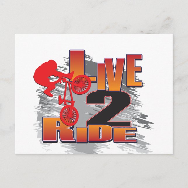 Carte Postale Ride 2 Vélo BMX Live (Devant)