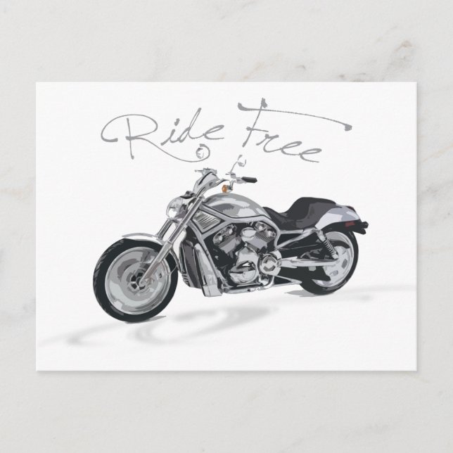 Carte Postale Ride Gratuite (Devant)