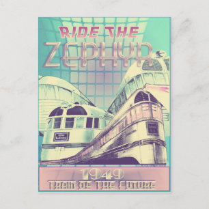 Carte Postale Ride La Nostalgie Vintage Zephyr 1949