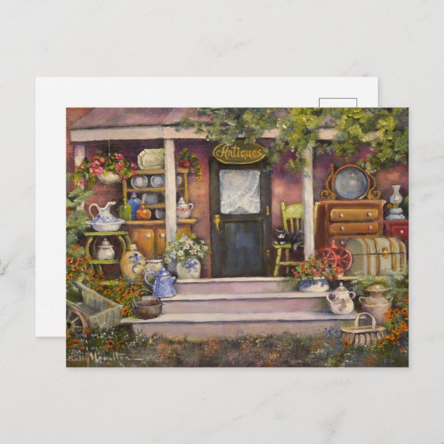 Carte postale Rideau Antiques Canada Russe Country (Devant / Derrière)