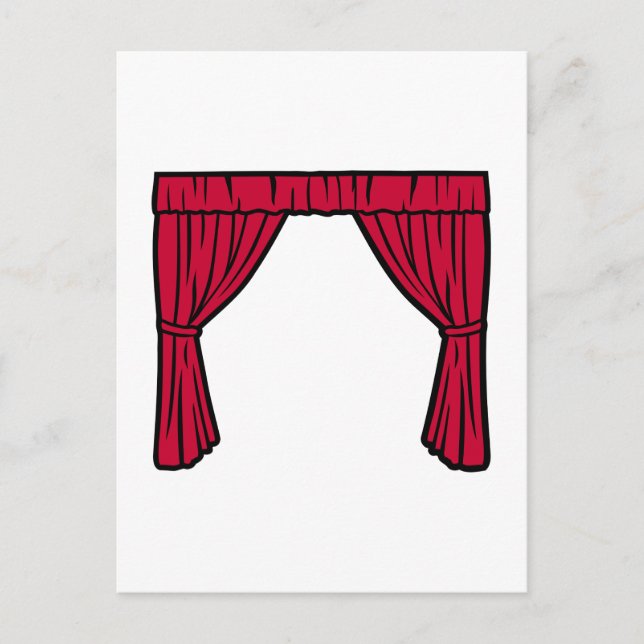 Carte Postale Rideau de théâtre (Devant)