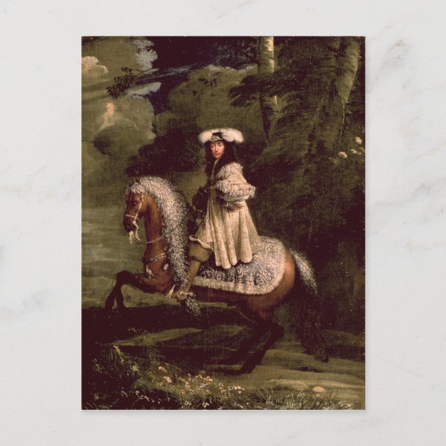 Carte Postale Rider en bleu (Devant)