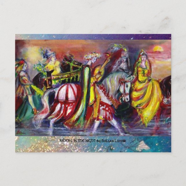 CARTE POSTALE RIDERS (Devant)