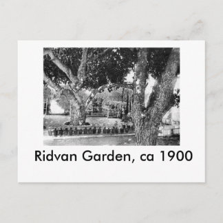 Carte Postale Ridvan Garden - vers 1900