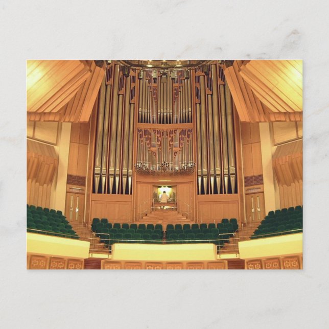 Carte Postale Rieger organ, Centre culturel de Hong Kong (Devant)