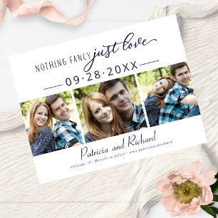 Carte Postale Rien de fantaisiste juste amour save the date 3 ph