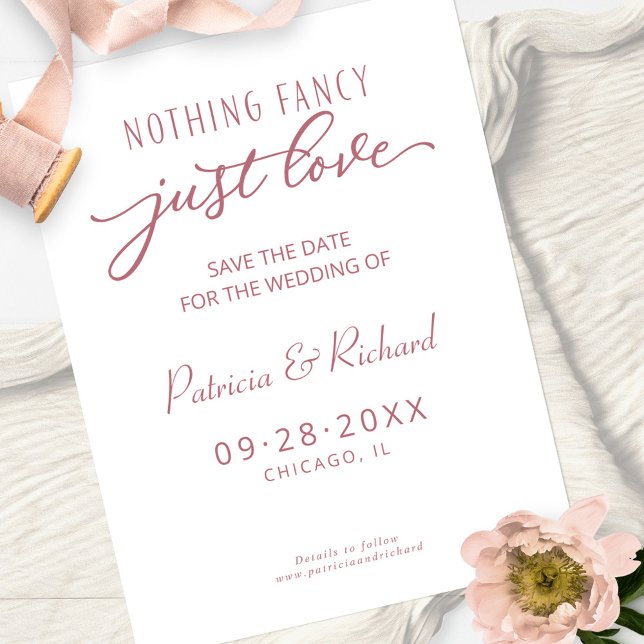 Carte Postale Rien de Fantastique Juste un Mariage Amour Save Th (Créateur téléchargé)