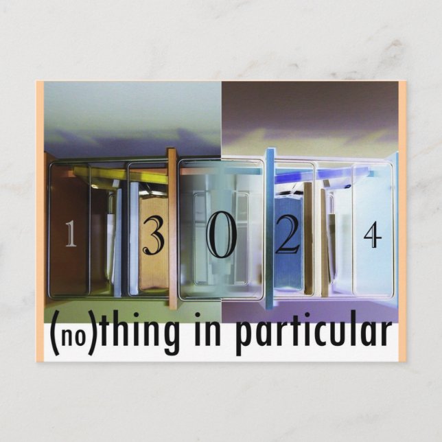 Carte Postale Rien de particulier (Devant)