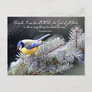 Carte Postale Rien de trop dur pour le Seigneur