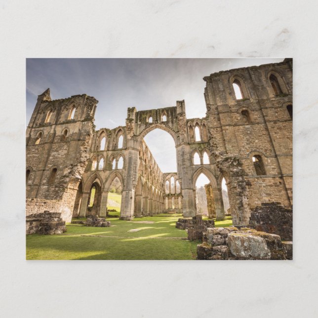 CARTE POSTALE RIEVAULX ABBEY, NORTH YORKSHIRE, UK (Devant)