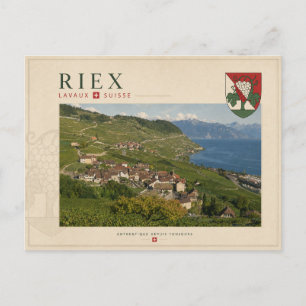 Carte Postale Riex, Lavaux - Suisse