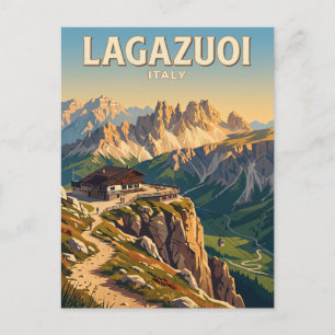 Carte Postale Rifugio Lagazuoi Italie