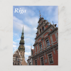Carte Postale Riga, Lettonie