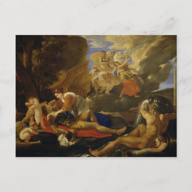 Carte Postale Rinaldo et Armida (Devant)