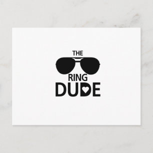 Carte Postale Ring Dude enfants - Garçons Porte-bague mariage