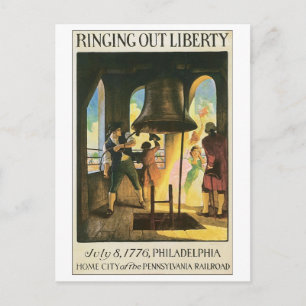 Carte Postale Ring Out Liberty, 8 juillet 1776 Philadelphie