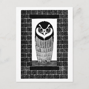 Carte Postale Ringuil (Owl) (1914) - Samuel Jessurun de Mesquita