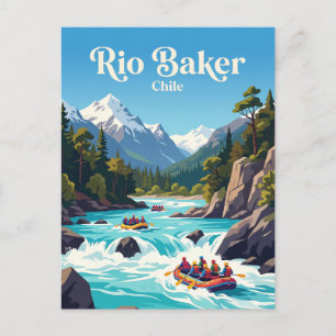 Carte Postale Rio Baker, Chili