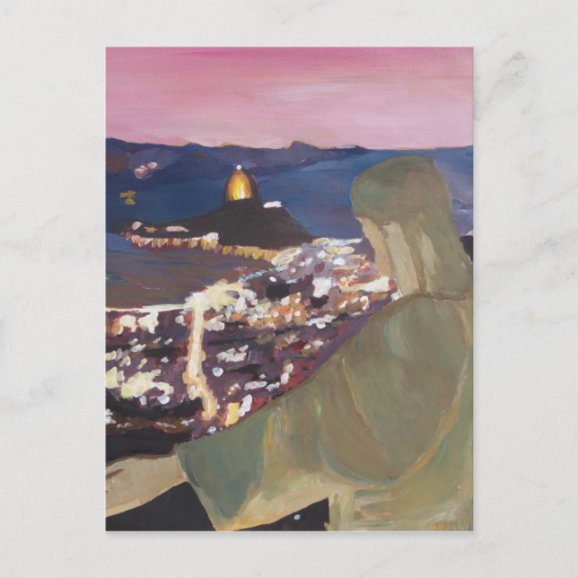 Carte Postale Rio De Janeiro Avec Le Christ Rédempteur 2 (Devant)
