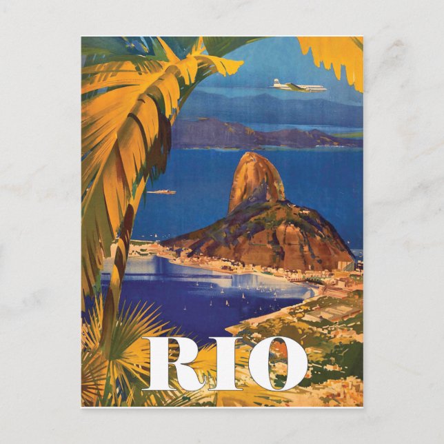 Carte Postale Rio de Janeiro, Brésil (Devant)