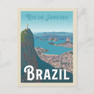 Carte Postale Rio De Janeiro, Brésil