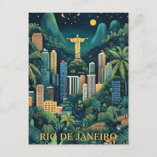 Carte Postale Rio de Janeiro Brésil Voyage