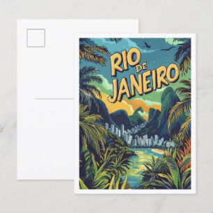 Carte Postale Rio de Janeiro Brésil Voyage