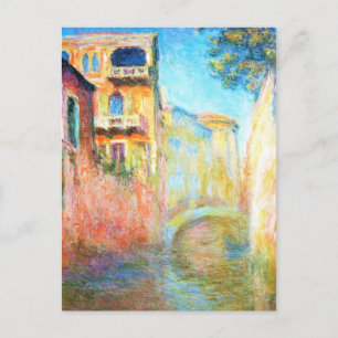 Carte Postale Rio della Salute Claude Monet